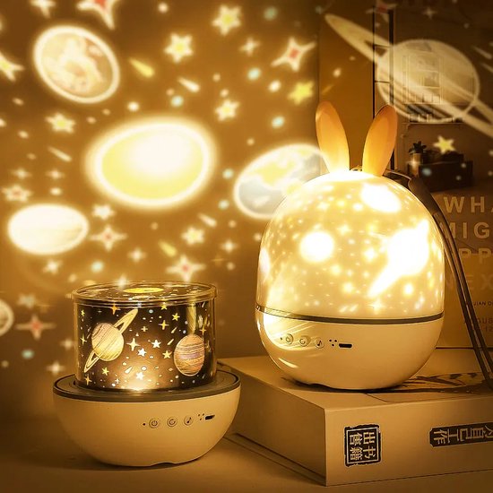 DreamGlow – Nachtlicht Mit Projektor Und Fernbedienung