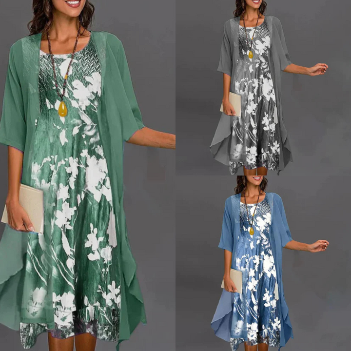 Zweiteiliges Sommerkleid Für Damen | Midi