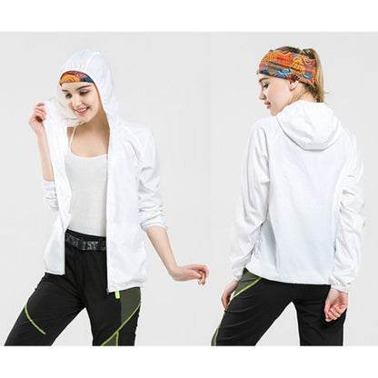Windfeld | Unisex leichte wasserdichte Windjacke | Weiß