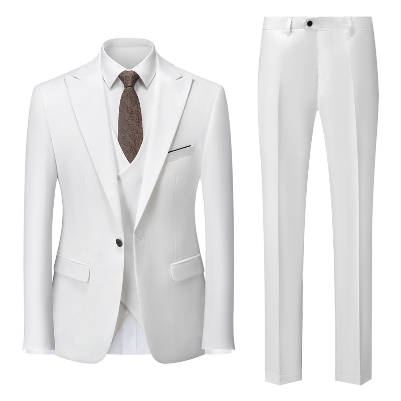 Herren Moderne Klassisch 3-Teilig Hochzeitsgast Anzug Set | Formelle