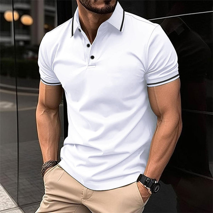 Herren Schlanke Passform Polo | Kurzärmelig
