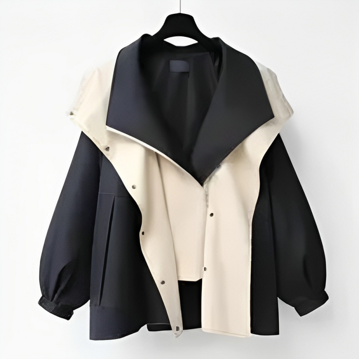 Damen Stylische Regenjacke | Übergröße