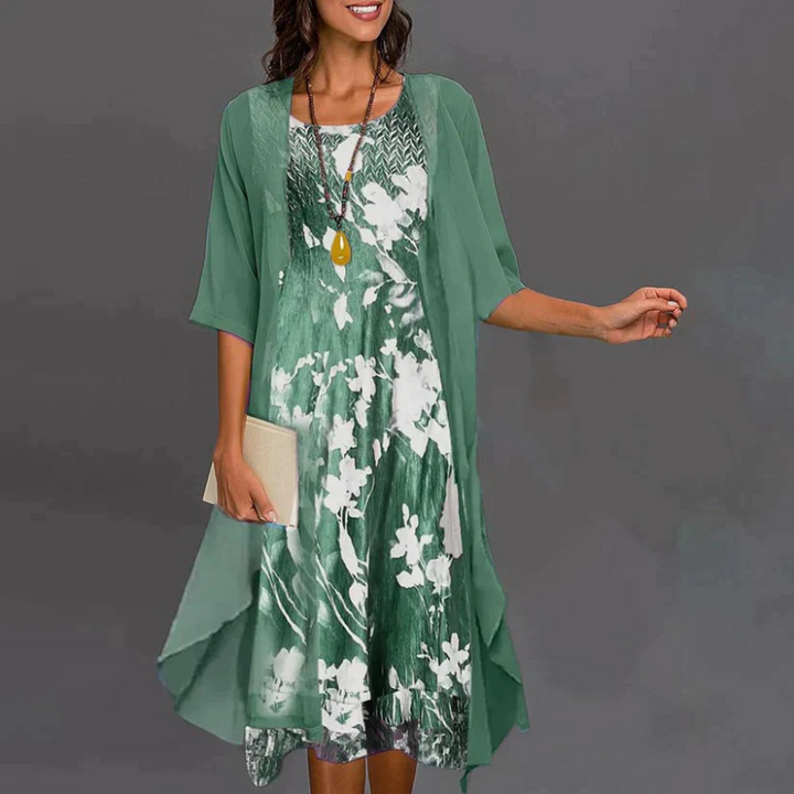 Zweiteiliges Sommerkleid Für Damen | Midi
