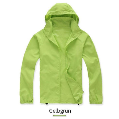 Windfeld | Unisex leichte wasserdichte Windjacke | Weiß