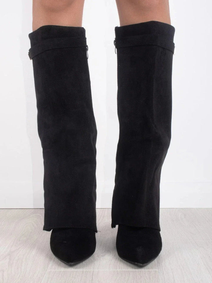 Kniehoch Winterstiefel Damen | Breite Ausbuchtung