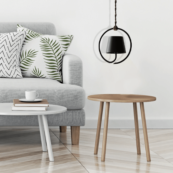 GlowCircle Gartenleuchte, die modernes Design und Funktionalität vereint.