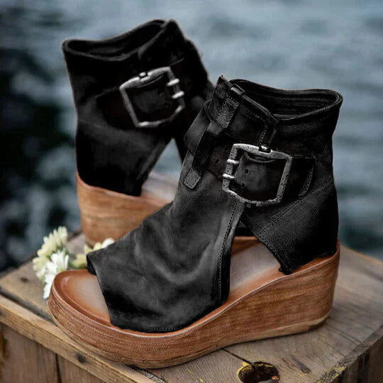 Lässige Sommersandalen für Damen | Keilabsatz