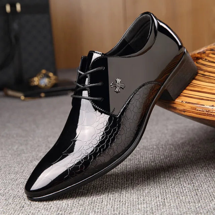 Herren Elegante Formelle Schuhe | Schwarz