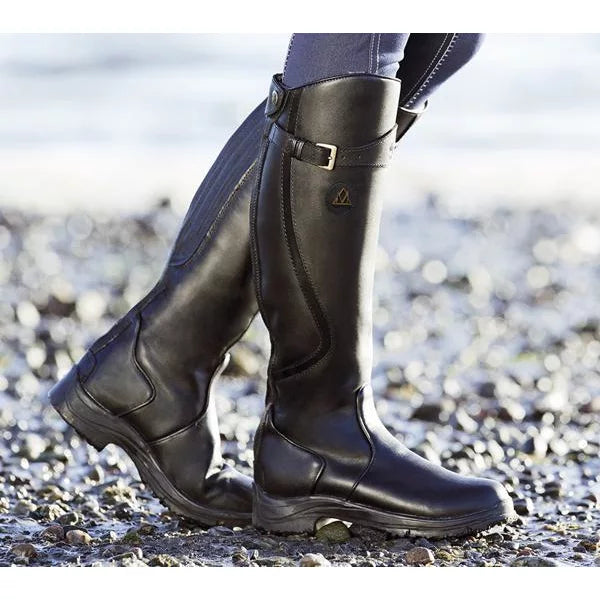 Kniehoch Winterstiefel Damen | Schnallenriemen