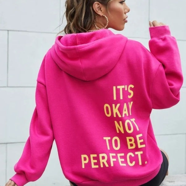 Damen Bedruckter Kapuzenpulli | Langarm