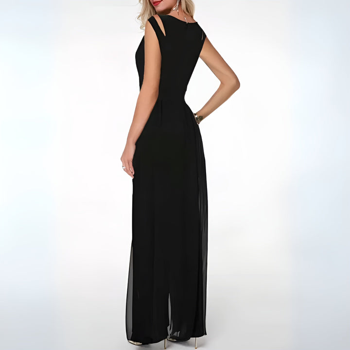 Damen Eleganter ärmelloser Jumpsuit | Formelle