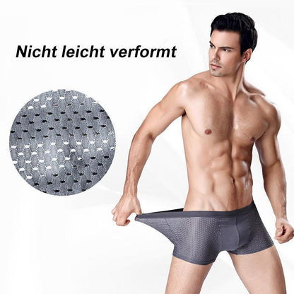 KühlKomfort | Herren atmungsaktive Eisseide-Unterhose | Schwarz
