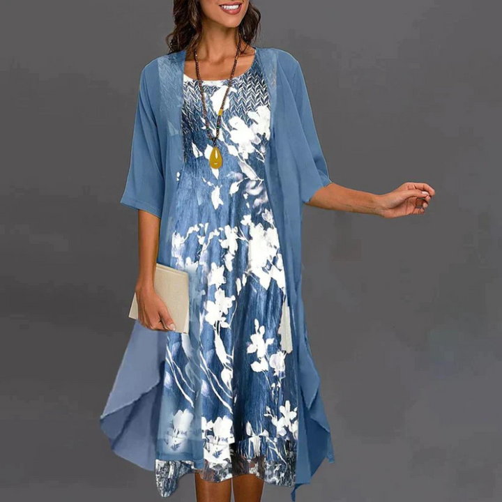 Zweiteiliges Sommerkleid Für Damen | Midi