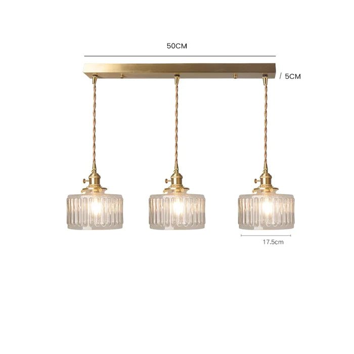 GlasLicht Hängeleuchte im Retro-Design mit elegantem grünen Glas.