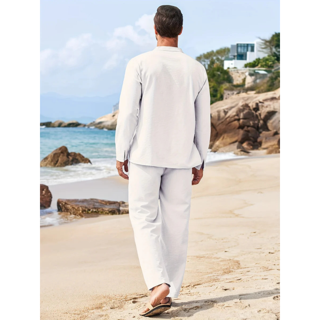 Zweiteiliges Sommerset für Herren | Oberteil und Hose
