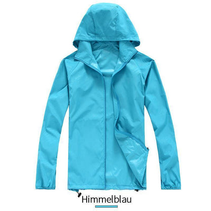 Windfeld | Unisex leichte wasserdichte Windjacke | Weiß