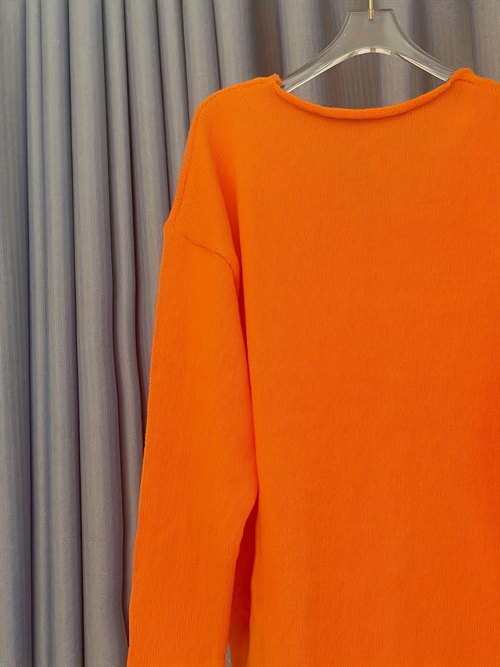 Damen V-Ausschnitt Pullover | Übergröße