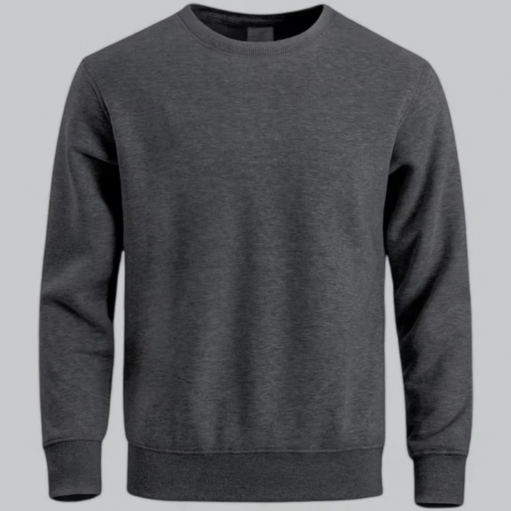 Herren Stilvoll Lässiges Rundhalsausschnitt Sweatshirt | Langarm