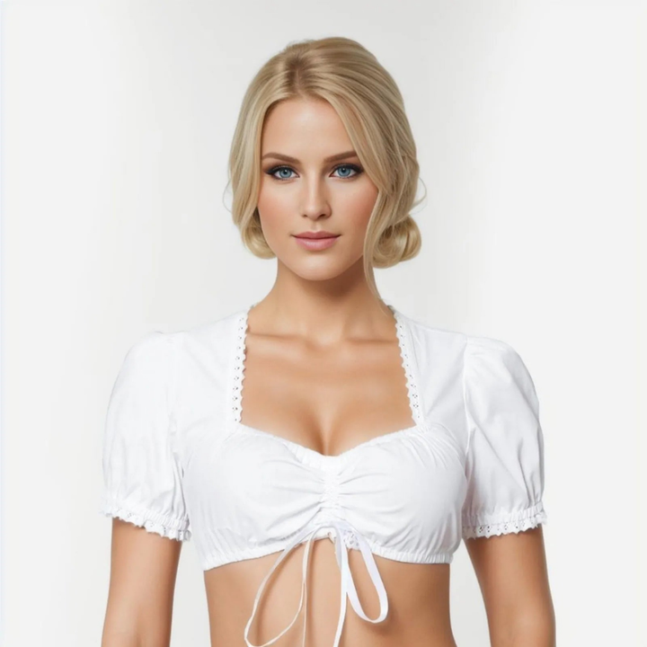 Damen Traditionell Oktoberfest Dirndl Bluse