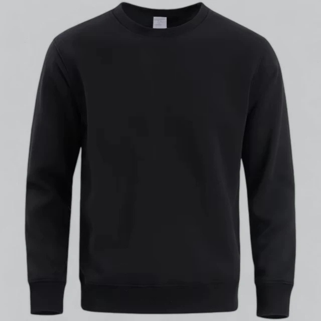 Herren Stilvoll Lässiges Rundhalsausschnitt Sweatshirt | Langarm