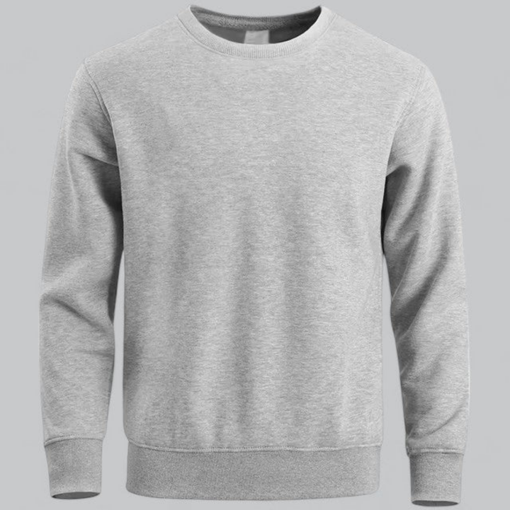 Herren Stilvoll Lässiges Rundhalsausschnitt Sweatshirt | Langarm