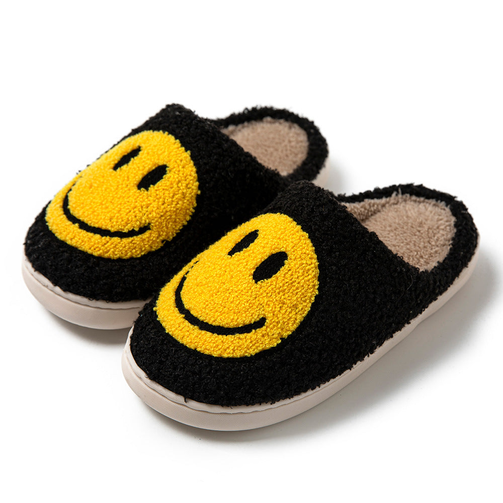 Unisex Smiley Gesicht weiche Hausschuhe | Innen