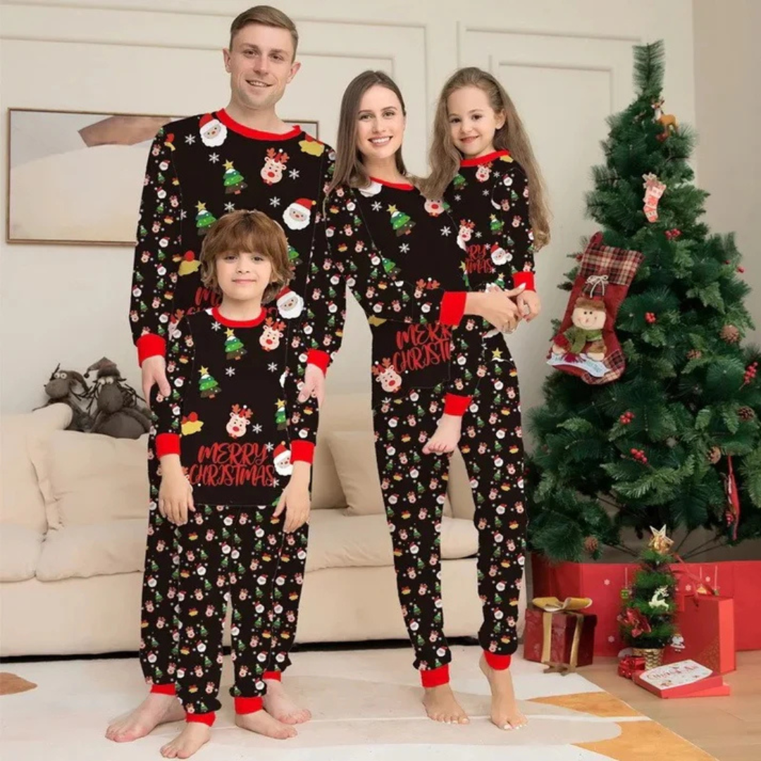 Familie Weihnachtspyjama Set | Warme