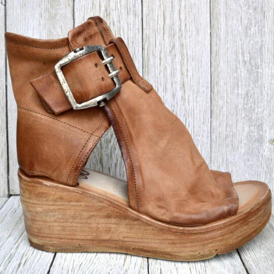 Lässige Sommersandalen für Damen | Keilabsatz