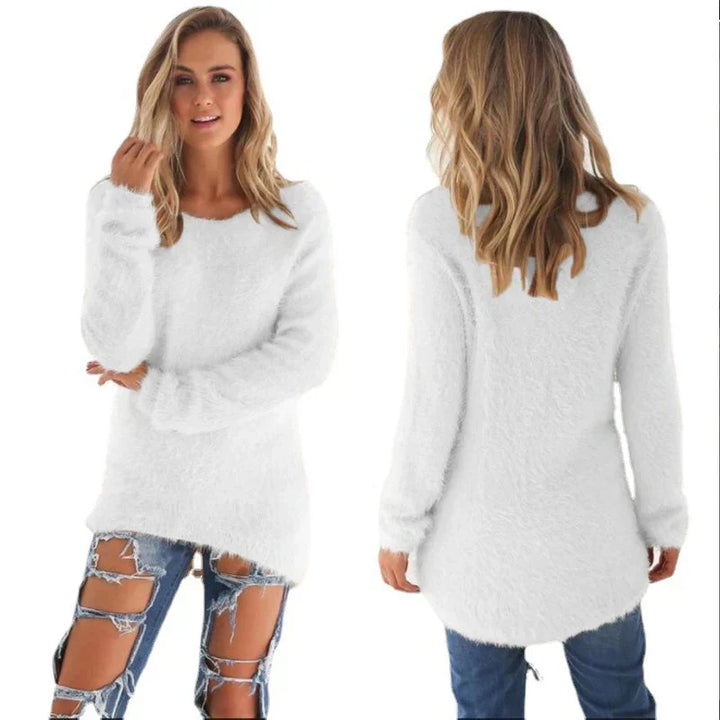 Damen Lange Gemütlich Pullover | Warme