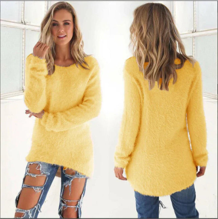 Damen Lange Gemütlich Pullover | Warme