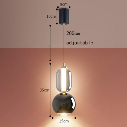 Hängeleuchte Feines Design LichtPerle – stilvolle Hängeleuchte mit feinem Design von LichtPerle für moderne Küchen.