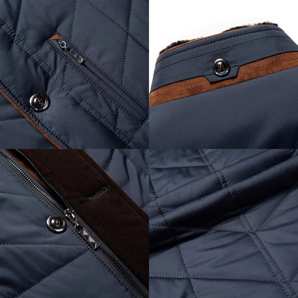 Herren Gesteppte Winterjacke | Warme