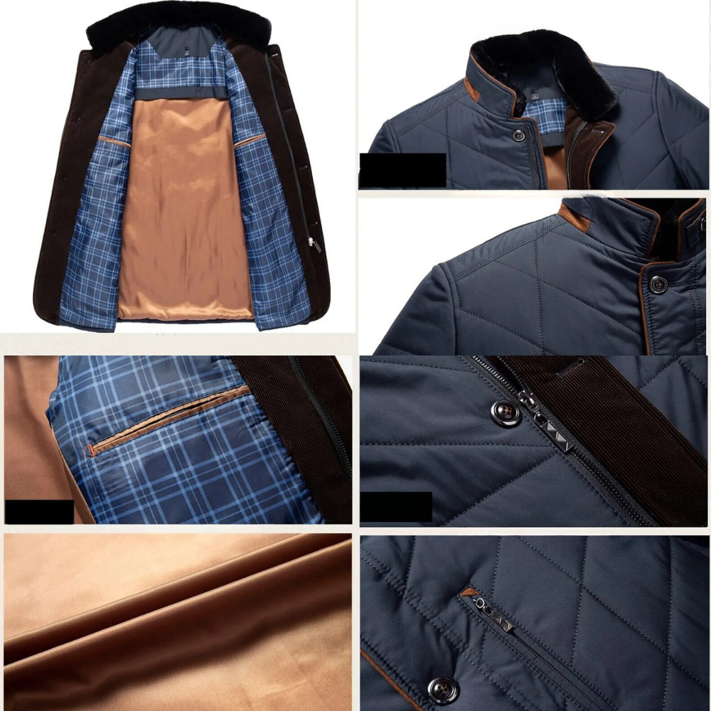 Herren Gesteppte Winterjacke | Warme