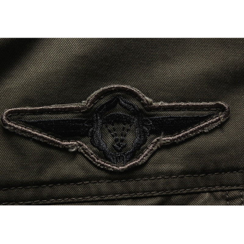 Herren Militärischer Stil Jacke | Stehkragen