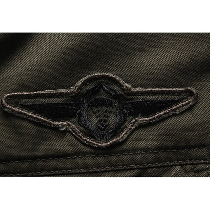 Herren Militärischer Stil Jacke | Stehkragen