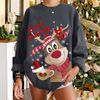 Weihnachtpullover Damen | Rentierdruck