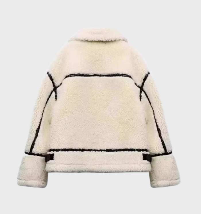 Damen Übergroße Reißverschluss Jacke | Winter
