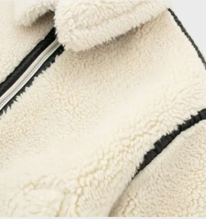 Damen Übergroße Reißverschluss Jacke | Winter