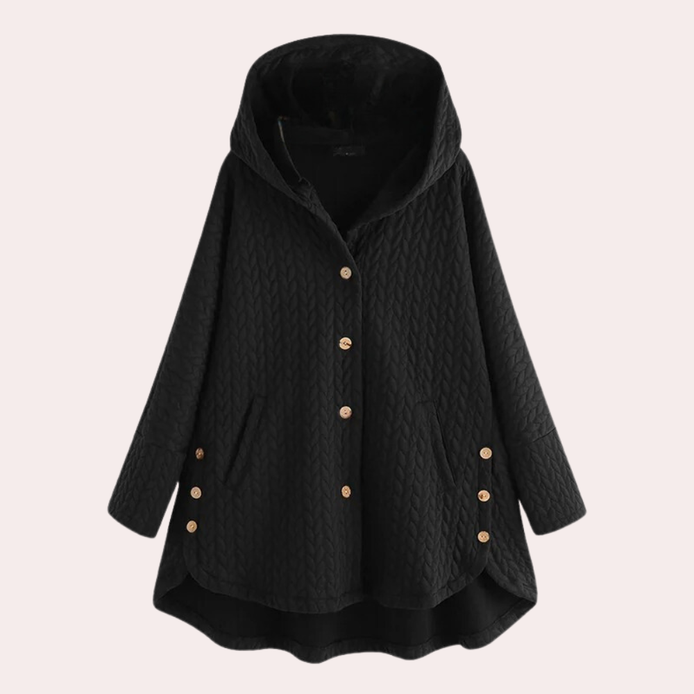 Damen Mit Kapuze Jacke | Langer Schnitt