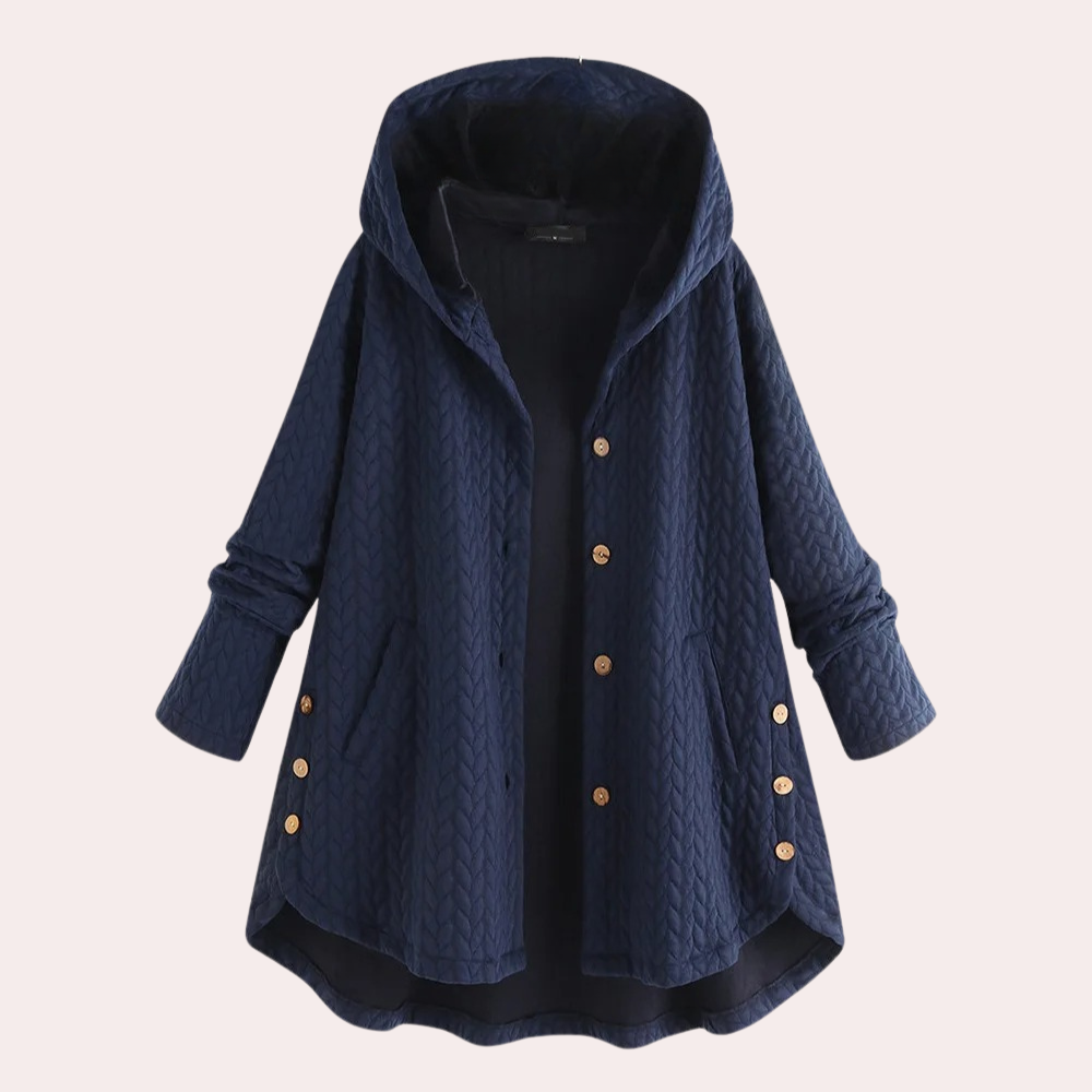 Damen Mit Kapuze Jacke | Langer Schnitt