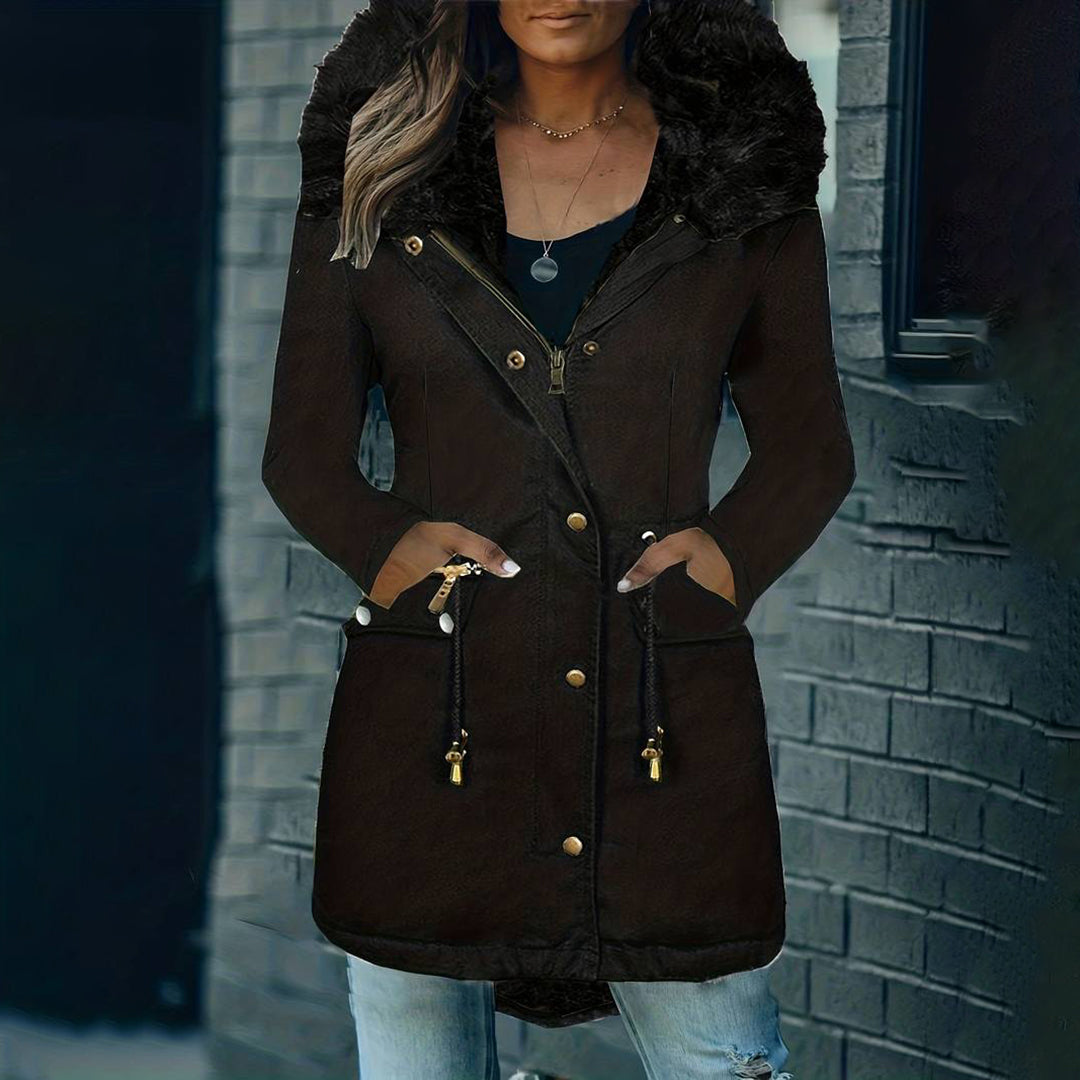 Damen Winter Parka | Kordelzug