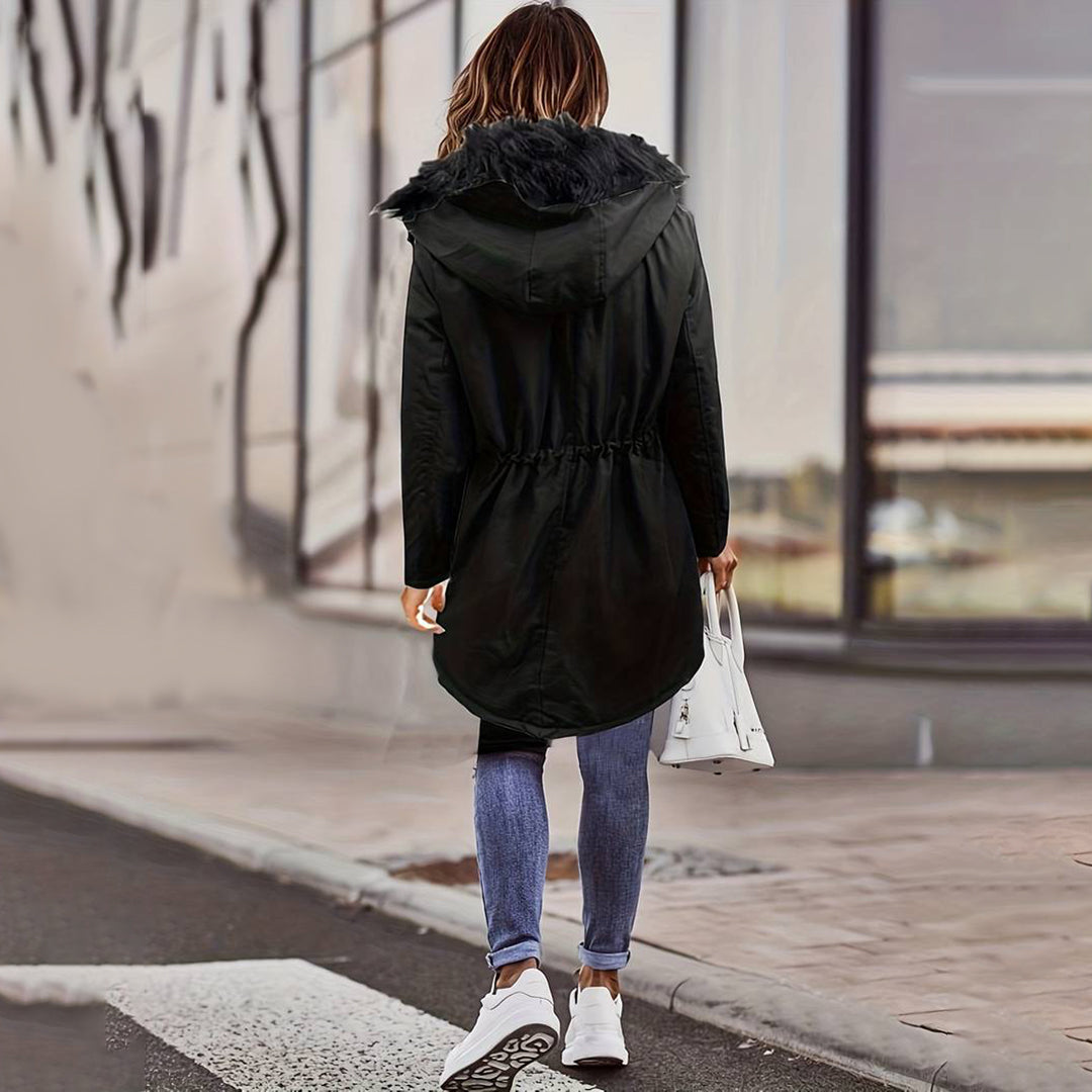 Damen Winter Parka | Kordelzug