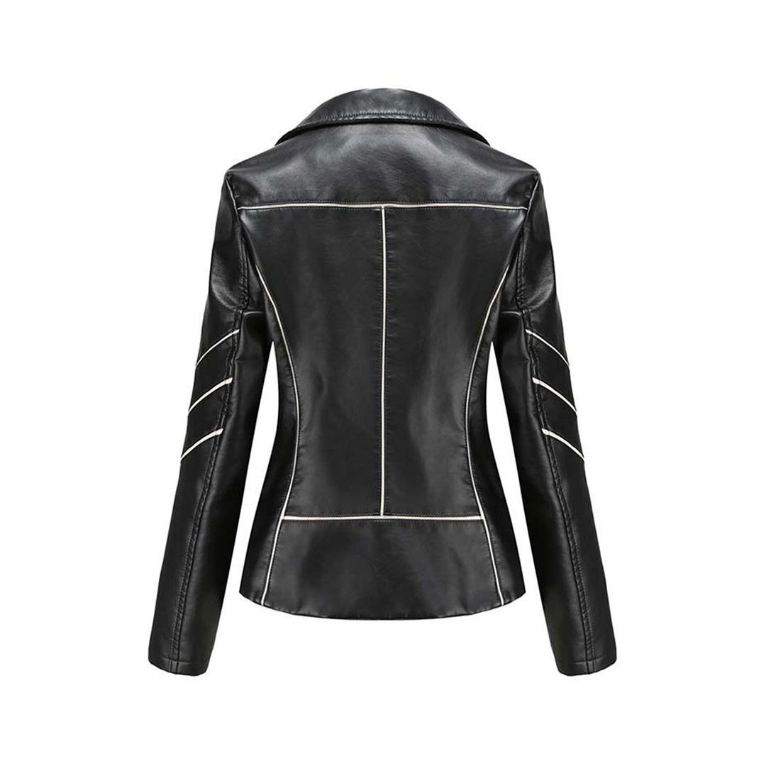 Damen Mode Jacke | Asymmetrischer Reißverschluss