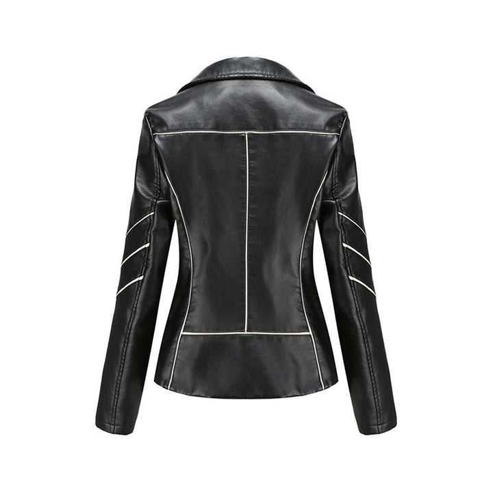 Damen Mode Jacke | Asymmetrischer Reißverschluss