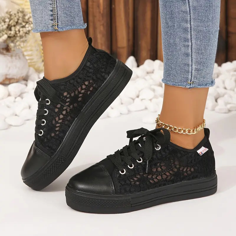 Bequeme Damenschuhe Mit Schnürung | Sommer