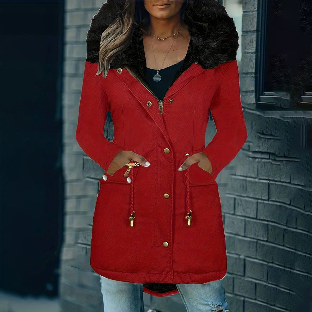 Damen Winter Parka | Kordelzug