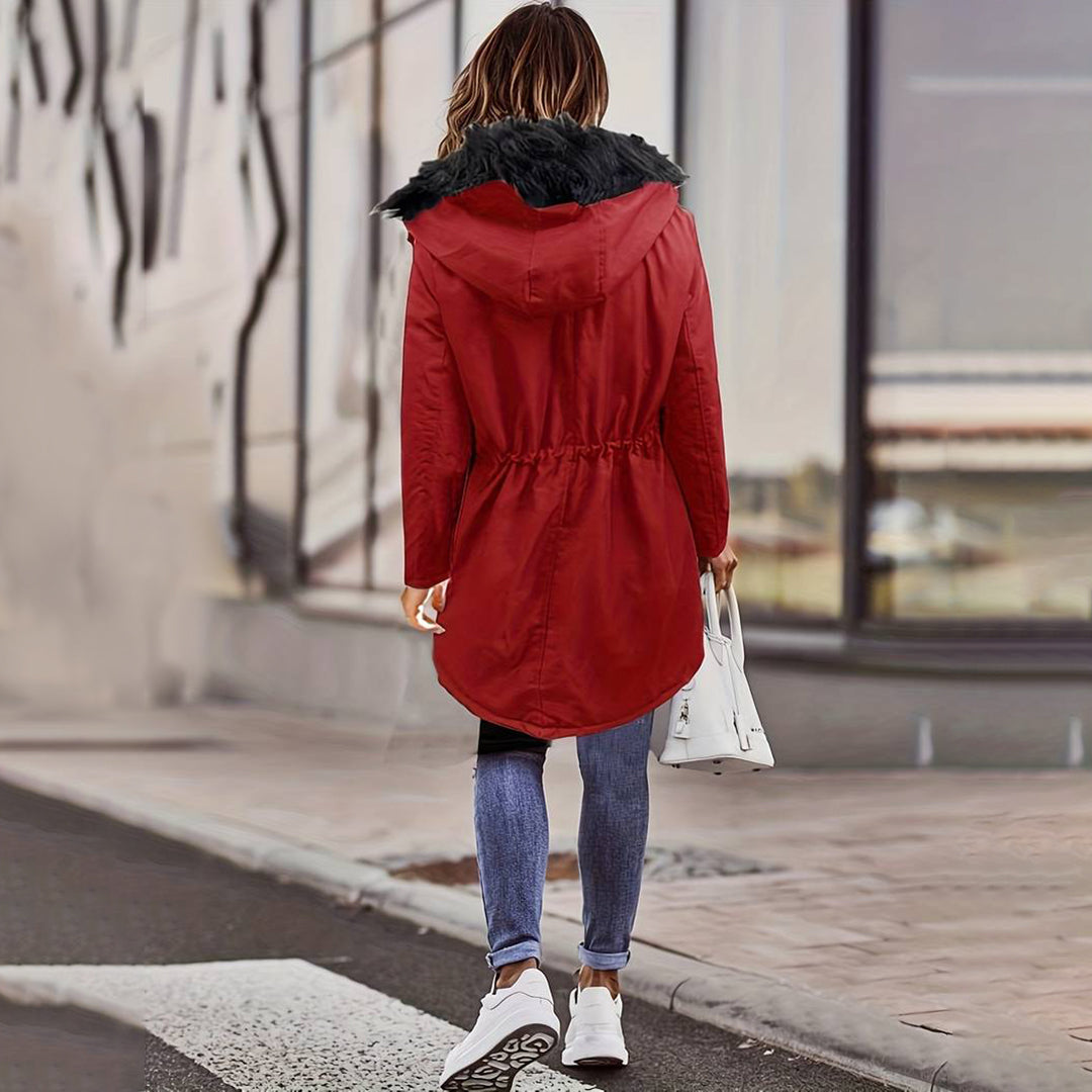 Damen Winter Parka | Kordelzug