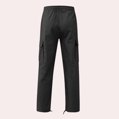 Ryder | Herren Cargo Hose mit praktischen Taschen | Schwarz