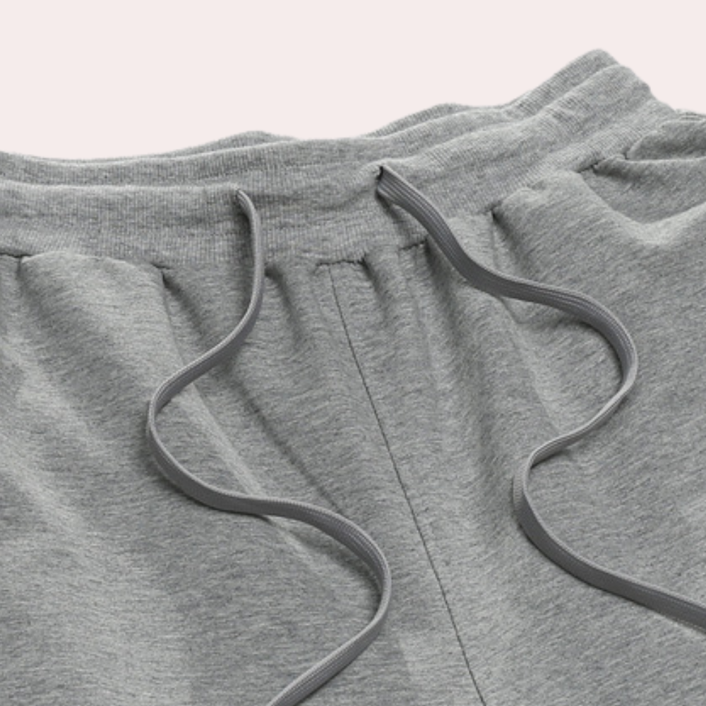 Nero | Herren Komfort Jogginghose mit weitem Bein | Schwarz