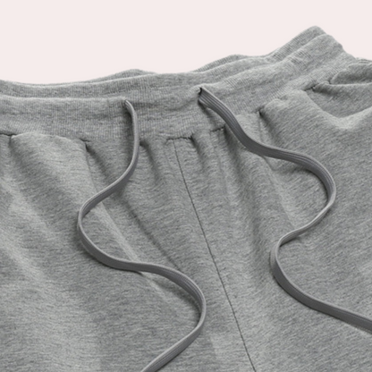 Nero | Herren Komfort Jogginghose mit weitem Bein | Schwarz